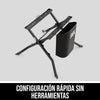 Base de soporte plegable para sierras