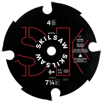 7-1/4 IN. 4T Fiber Cement Blade