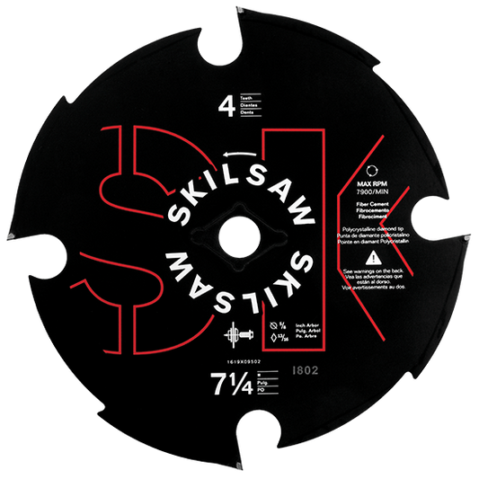 7-1/4 IN. 4T Fiber Cement Blade