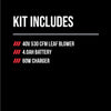 40V Brushless 530 CFM Leaf Blower Kit