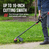 40V Power Head with 16 In. String Trimmer Attachment Kit