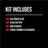 40V Power Head with 16 In. String Trimmer Attachment Kit