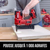 Kit d’agrafeuse à couronne étroite sans balais de 20 V, de cal. 18 et de 1/4 po
