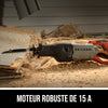 Scie alternative de grande puissance de 15 A