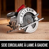 Scie Sidewinder™ Skilsaw à lame à gauche de 7-1/4 po