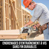 Scie Skilsaw de 8-1/4 po à entraînement par vis sans fin