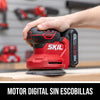Kit de lijadora de órbita al azar de 20 V sin escobillas