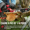Kit de scie à chaîne à poignée supérieure de 40 V, 12 po