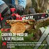 Kit de motosierra de 12 pulgadas con empuñadura superior de 40 V