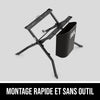 Scie à table compacte de 15 A, 8-1/4 po et support pliant