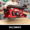 Scie à table compacte de 15 A, 8-1/4 po et support pliant