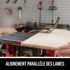 Scie à table compacte de 15 A, 8-1/4 po et support pliant