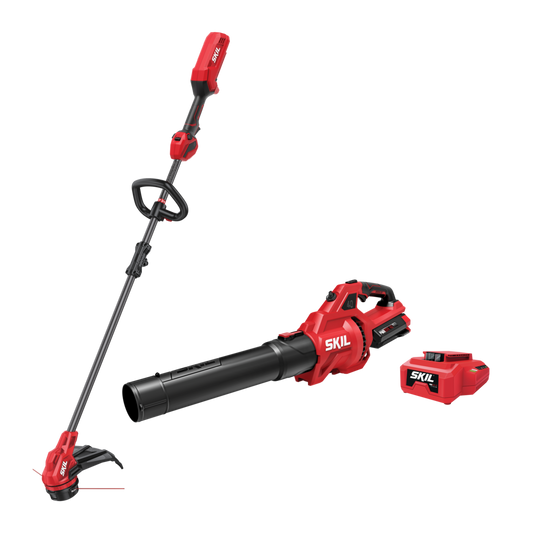 40V 14 In. String Trimmer and 460 CFM Blower Combo Kit