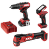 12V Brushless 3-Tool Combo Kit: Drill Driver, Multi-Tool & Area Light