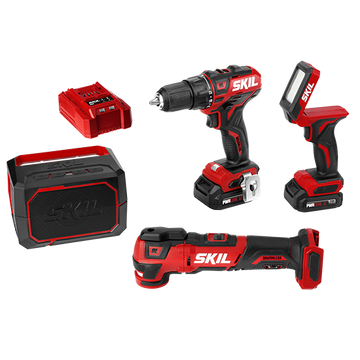 12V Brushless 4-Tool Combo Kit