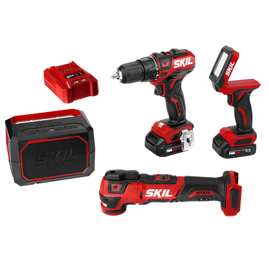 12V Brushless 4-Tool Combo Kit