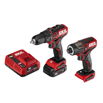 12V Brushless Drill Driver & Impact Driver Kit