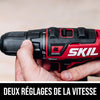 Kit de 3 outils assortis sans balais de 12 V : perceuse-visseuse, gonfleur et lampe d’éclairage de zone
