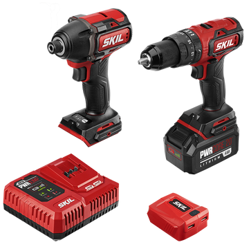 20V Brushless Hammer Drill & Impact Driver Kit