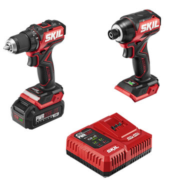 20V Brushless Compact Drill Driver and Impact Driver Kit