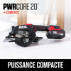 Scie circulaire compacte sans balais de 20 V, 4-1/2 po