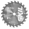 6-1/2 In. 24-Tooth Carbide Tipped Circular Saw Blade
