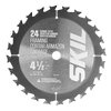4-1/2 In. 24-Tooth & 40-Tooth Carbide Circular Saw Blade Set
