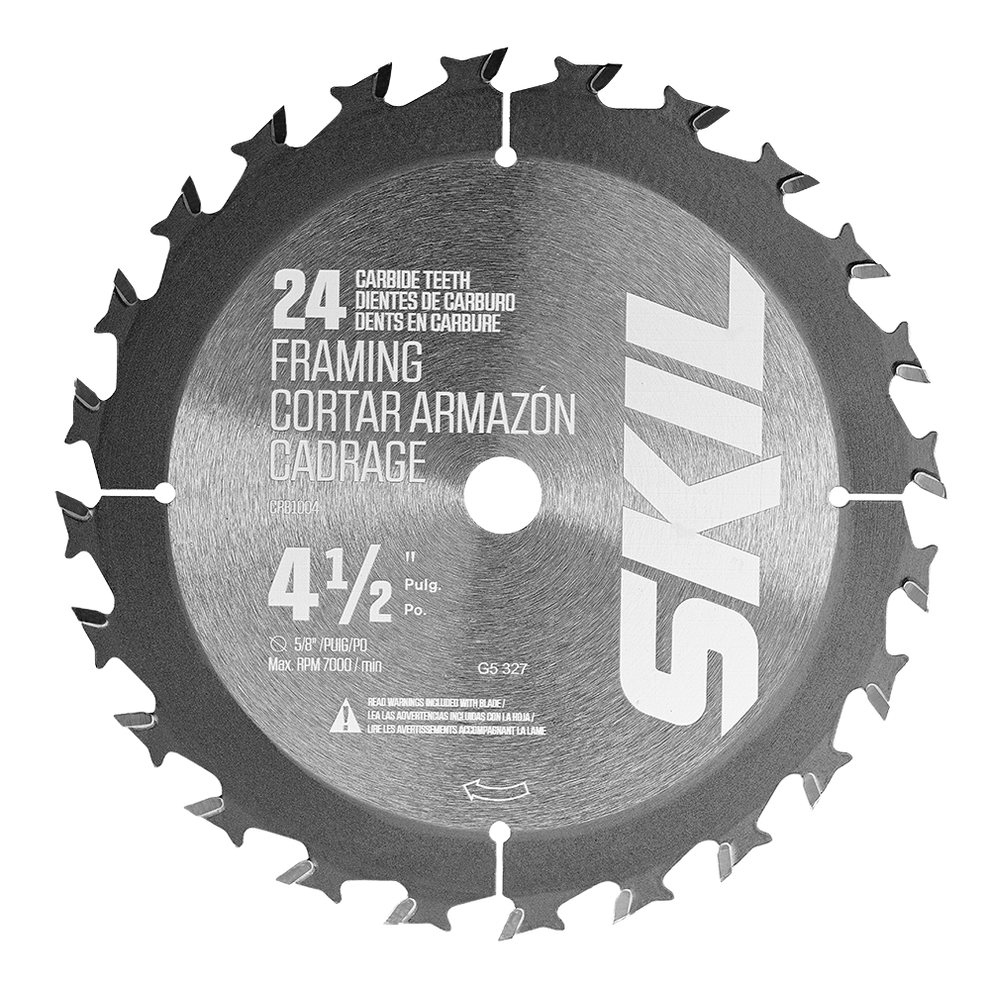 4-1/2 In. 24-Tooth & 40-Tooth Carbide Circular Saw Blade Set | SKIL ...