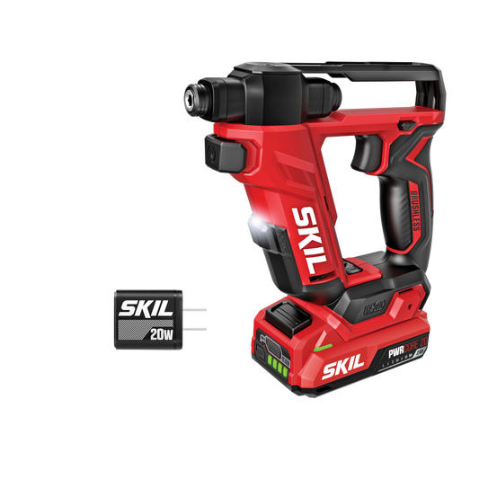 12V/20V Brushless Flip Drill, 20V Kit
