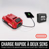 Kit de perceuse à clapet 12V/20V sans balais de 20 V