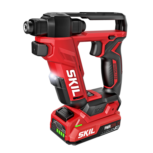 12V/20V Brushless Flip Drill, 20V Kit