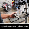 Perceuse à colonne de table de 6,2 A, 10 po