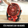 Ventilateur sans balais de 7 po de 12 V / 20 V , outil seulement