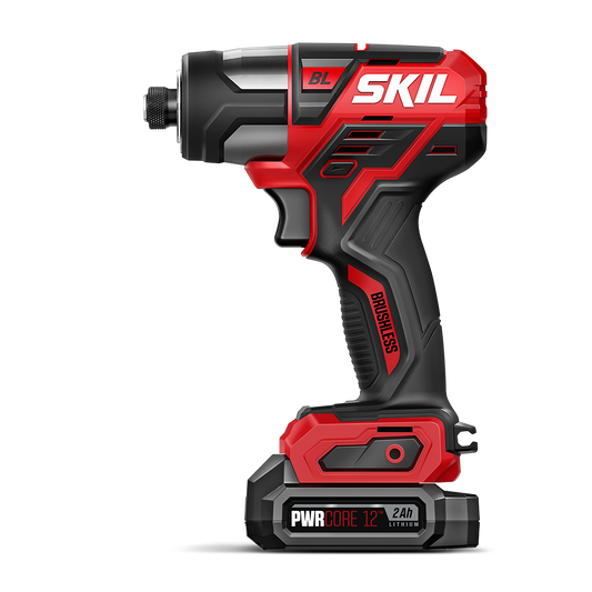 12V Brushless 1/4 IN. Hex Impact Driver Kit