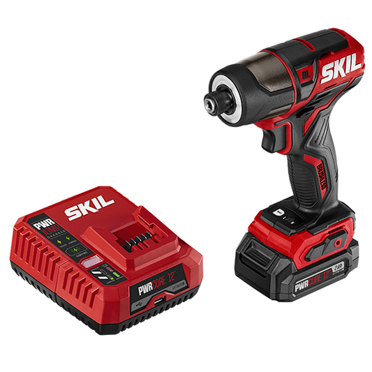 12V Brushless 1/4 IN. Hex Impact Driver Kit