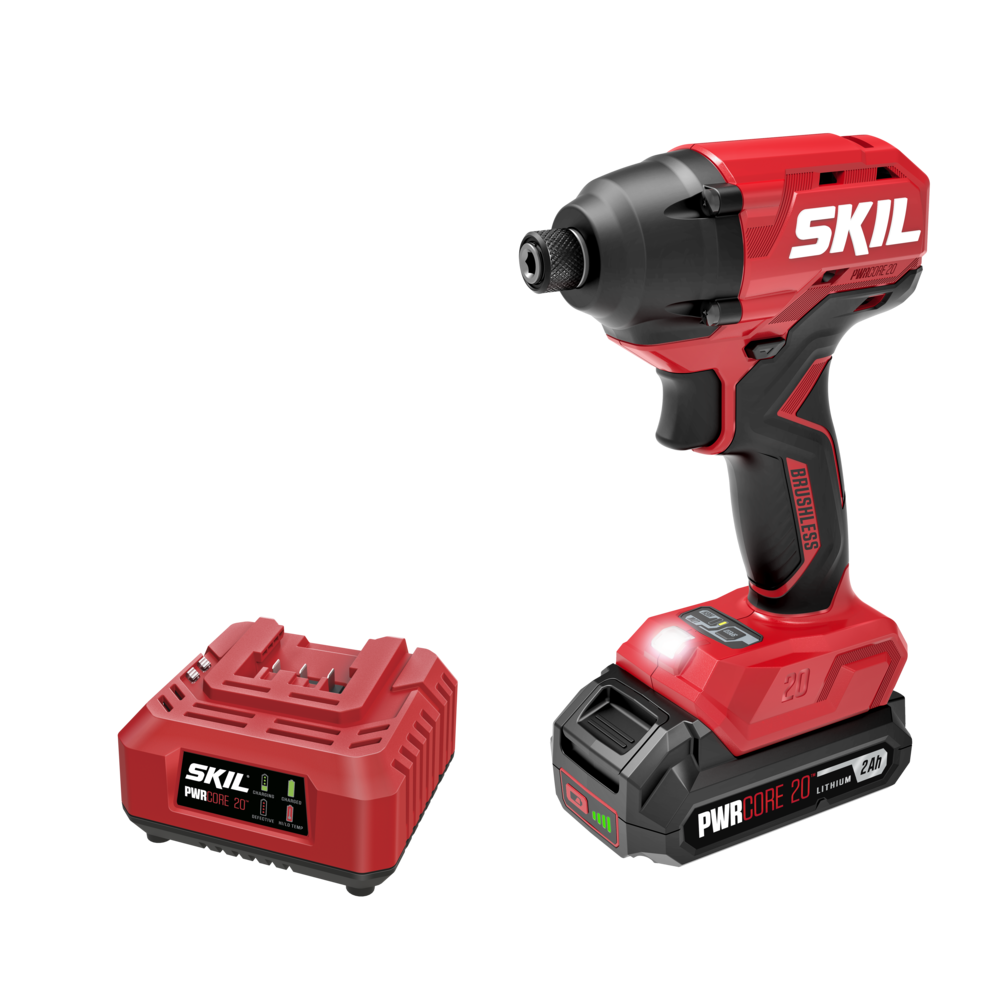 20V Brushless 1/4 In. Hex Impact Driver Kit | SKIL (ID6720B) 20V Brushless 1/4 In. Hex Impact Driver Kit | SKIL (ID6720B)
