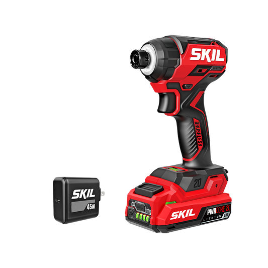 20V Brushless 1/4 IN. Compact Hex Impact Driver USB-C Kit