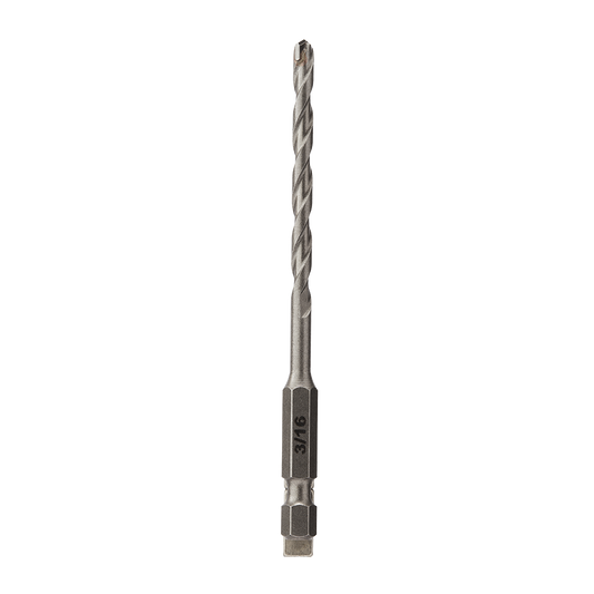 3/16 x 4 In. Carbide Tipped Masonry Drill Bit