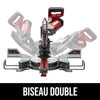 Scie à onglets coulissante à double biseau de 10 po