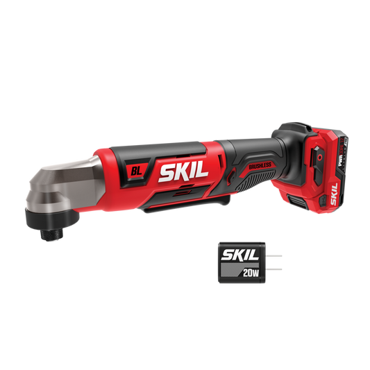12V Brushless 1/4 In. Hex Right Angle Impact Driver Kit