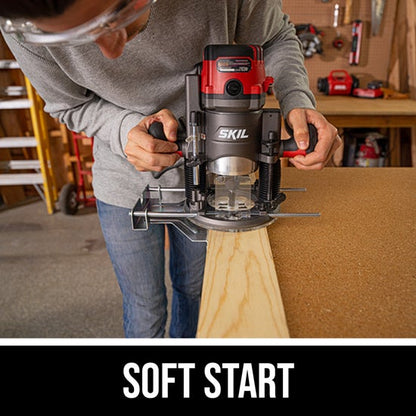 14 Amp Plunge and Fixed Base Corded Router