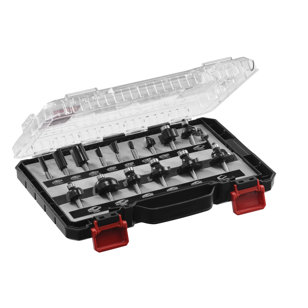 Bit Liste 15 Pc. Carbide-Tipped Router Bit Set | SKIL (RTB7501)