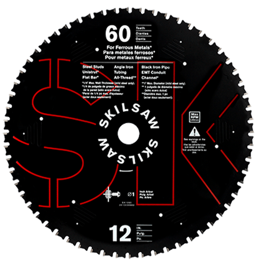 12 IN. X 60T Dry Cut Metal Blade