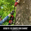 Scie à élaguer télescopique sans balais de 20 V, 6 po