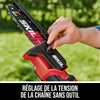 Scie à élaguer télescopique sans balais de 20 V, 6 po