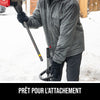 Kit de pelle à neige à bloc moteur de 40 V, 12 po sans balais