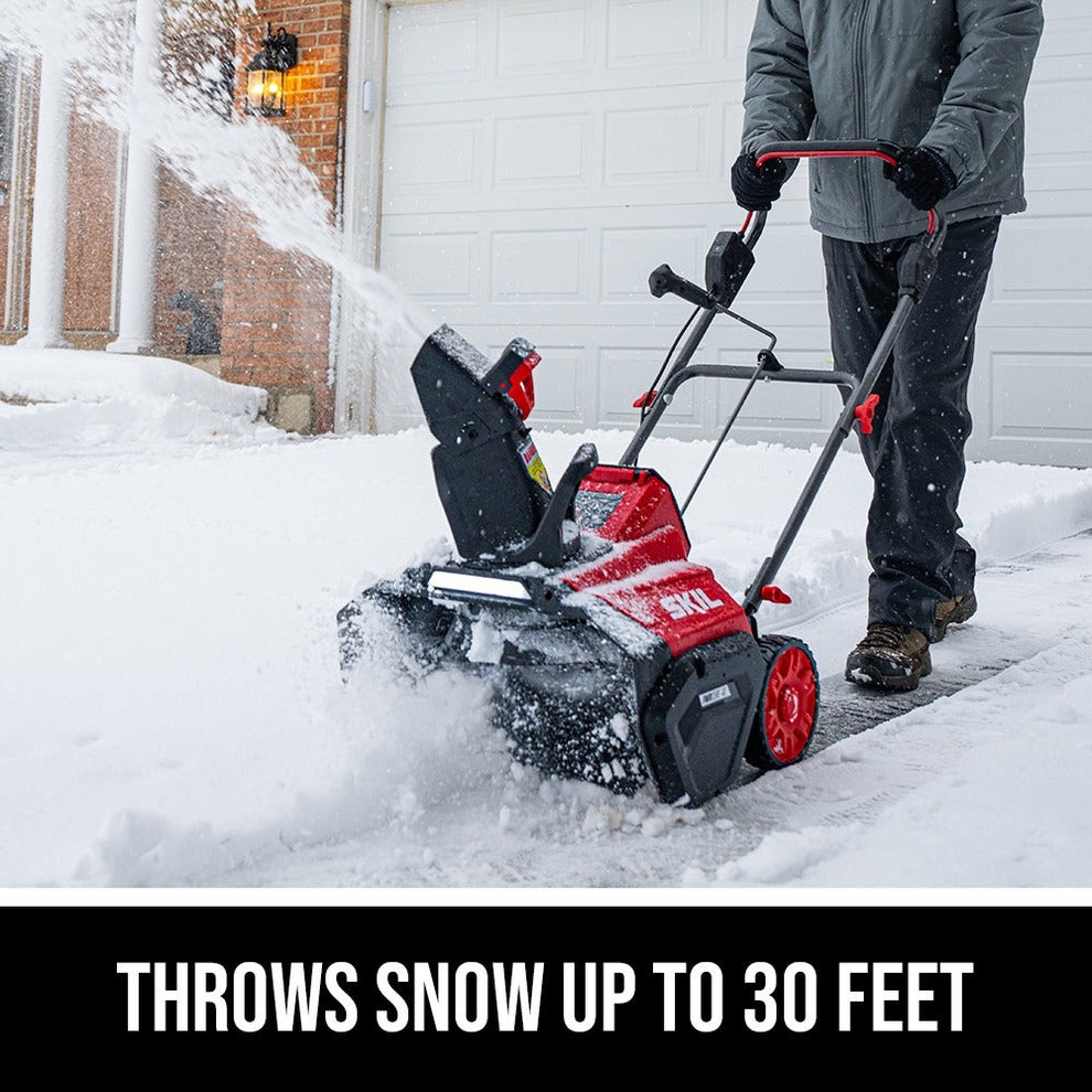 PWR CORE 40™ Brushless 40V 20 In. Single Stage Snow Blower Kit | SKIL ...