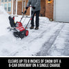 40V Brushless 20 In. Single Stage Snow Blower Kit