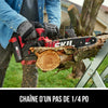 Kit de scie à chaîne à poignée supérieure de 40 V, 12 po