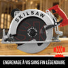 Scie Skilsaw à entraînement par vis sans fin en magnésium de 10-1/4 po